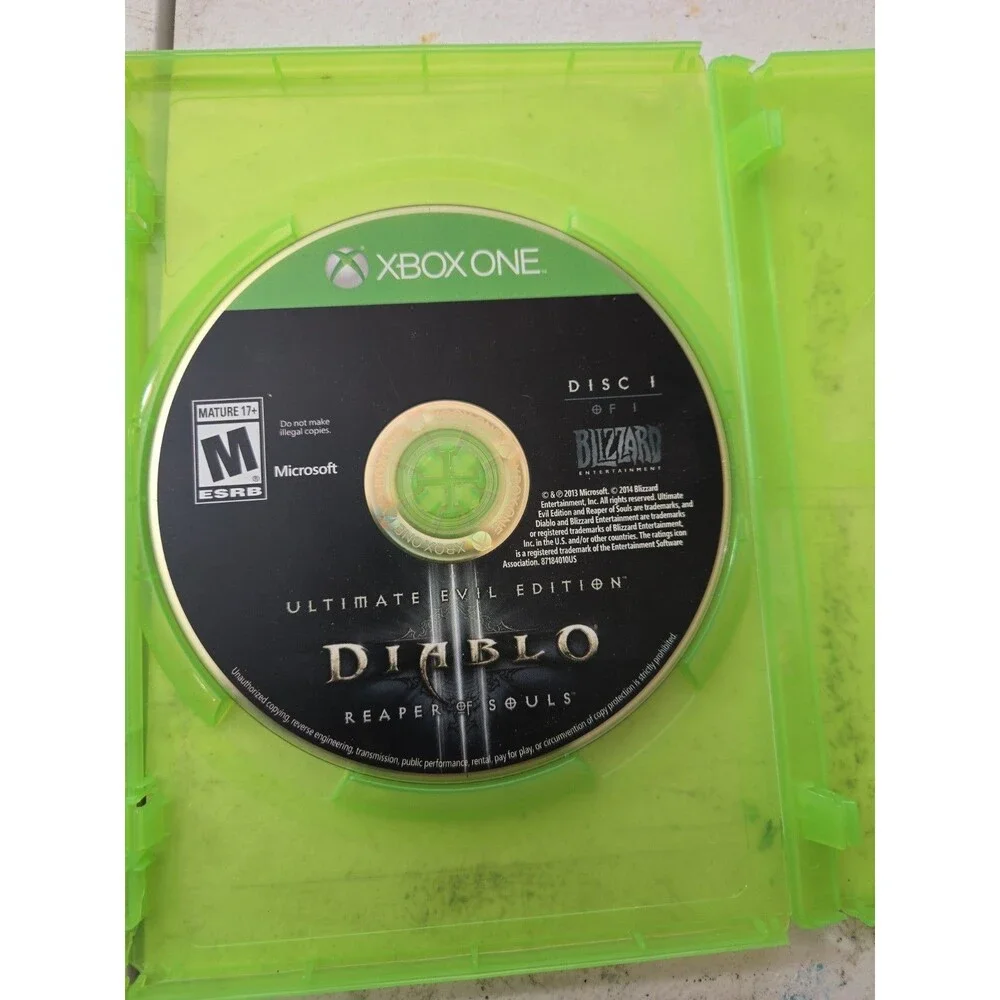 Diablo 3 Reaper of Souls Ultimate Evil Edition Xbox One (Microsoft) Disk Only